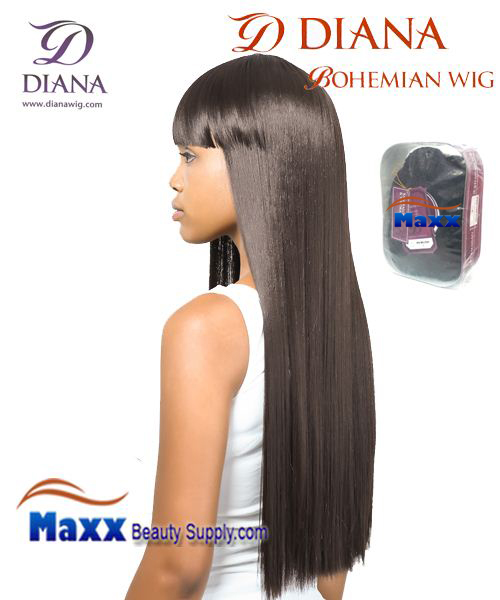Diana Bohemian Synthetic Hair Full Wig - Quti
